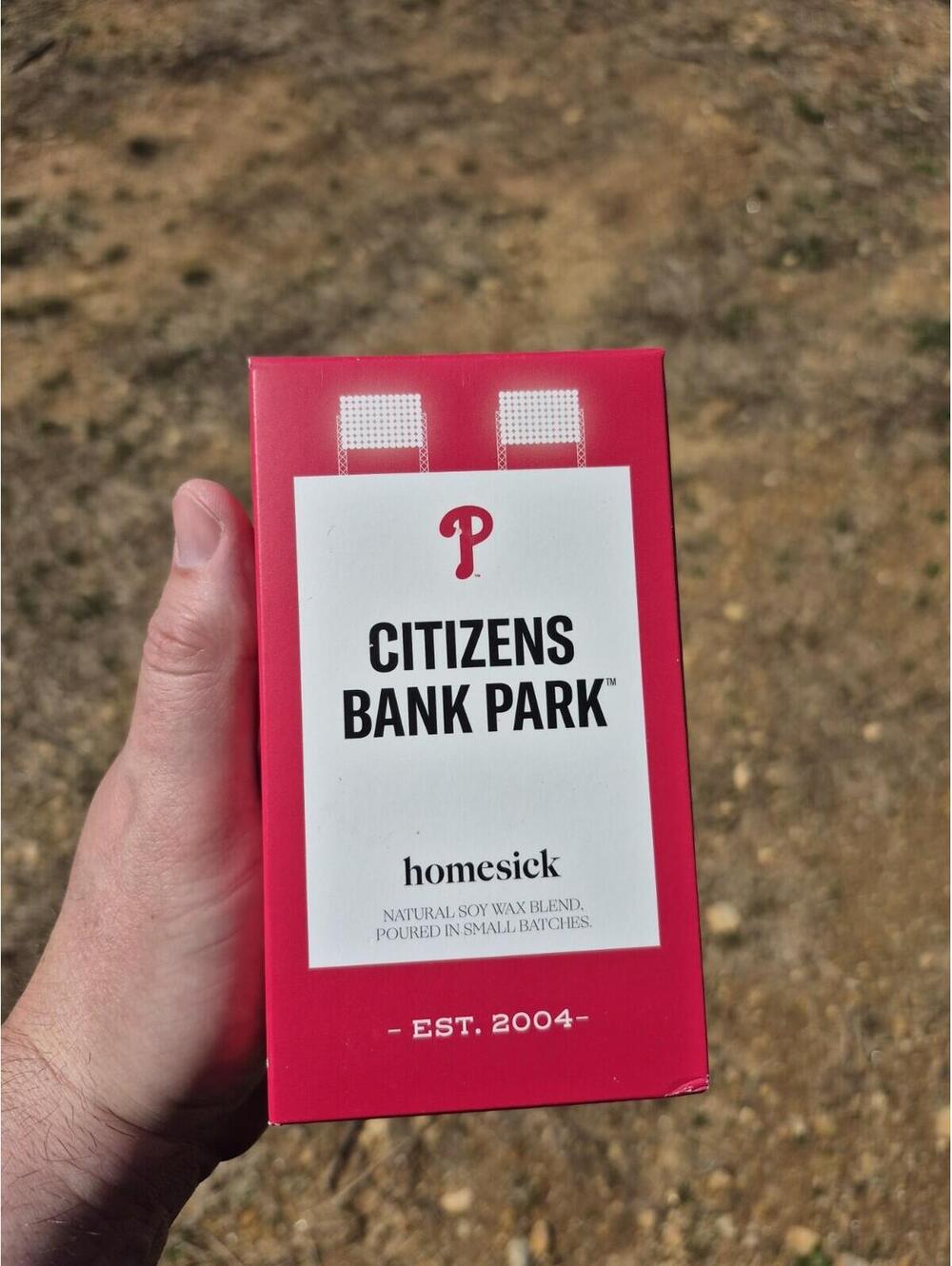 Philadelphia Phillies 13.75 oz. Citizens Bank Park Candle New Rare MLB Merch DAD